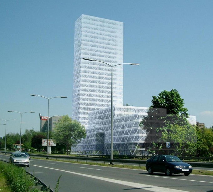 Office tower in Zagreb